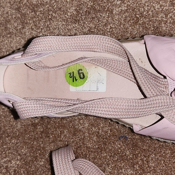 PUMA X Fenty by Rihanna Leather Bow Creeper Lace-Up Sandals Women's 9.5 Platform - Picture 3 of 5